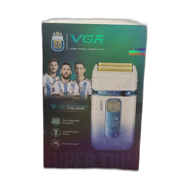 Afeitadora Eléctrica Profesional VGR V-362 Láminas Dobles USB - Image 3