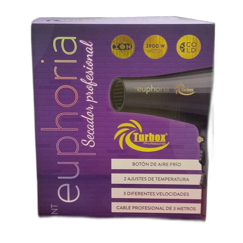 Secador de Pelo Profesional Euphoria Turbox NT 3900W - Image 2