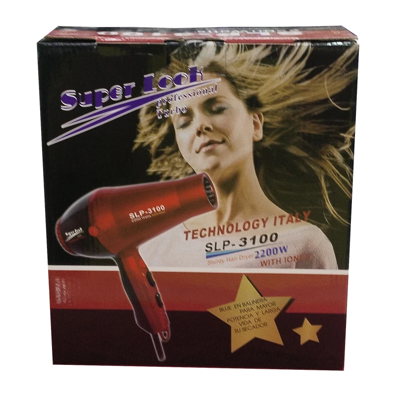 Secador de Pelo Profesional Super Look SLP-3100 2200W con Ion