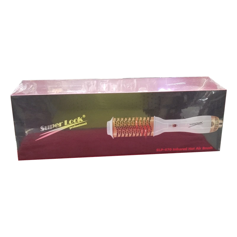 Cepillo de Aire Caliente Infrarrojo Iónico Profesional Super Look SLP-670