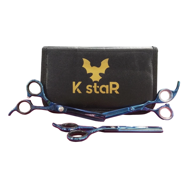 Tijeras de Entresacar Profesional K Star Dragón Morado - Image 2