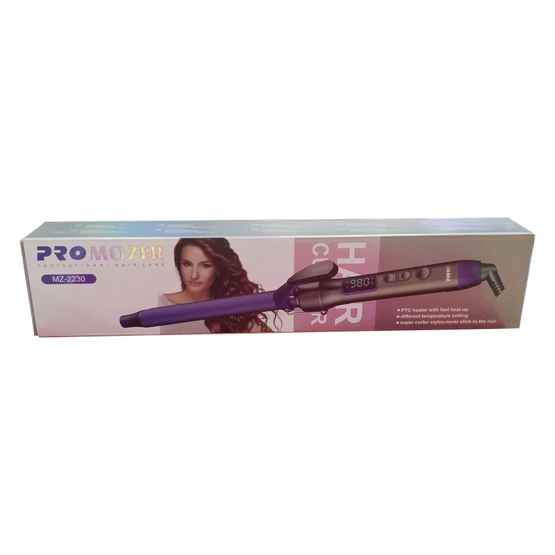 PROMOZER MZ-2230 Rizador de Pelo Profesional con Calentamiento Rápido PTC