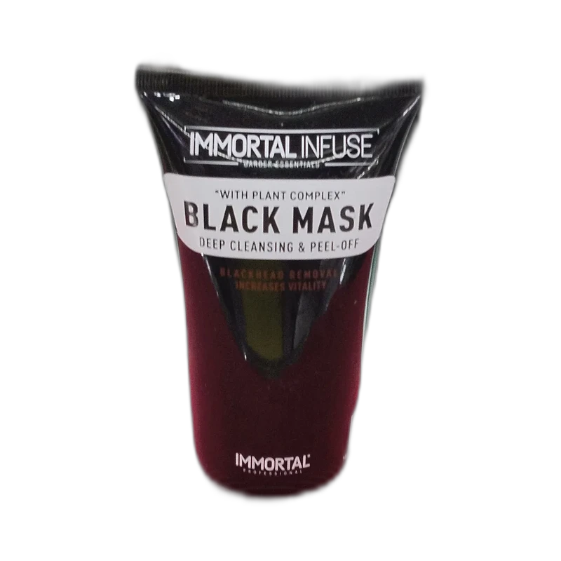 Mascarilla Facial Negra Peel-Off Limpieza Profunda Immortal Infuse Barber Essentials