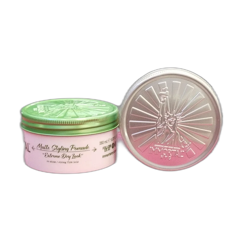 Immortal NYC Matte Styling Pomade - Fijación Fuerte, Acabado Mate