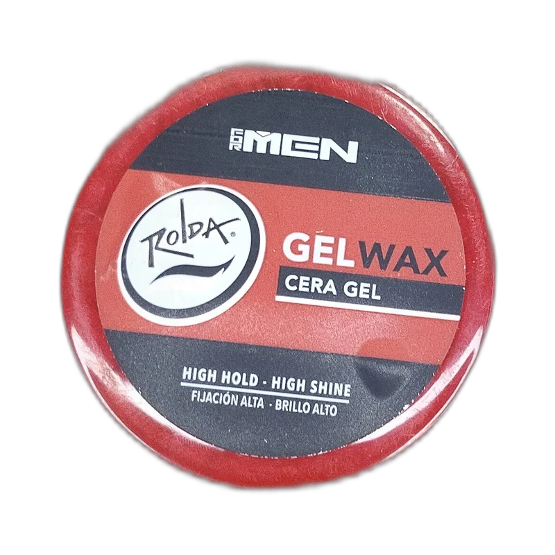 Rolda Cera Gel - Fijación Alta, Brillo Alto