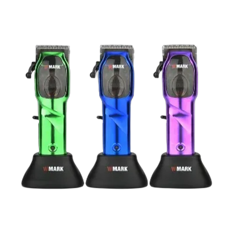 Cortadora Profesional Wmark NG-2023 - Incluye Base de Carga y 8 Peines Guía