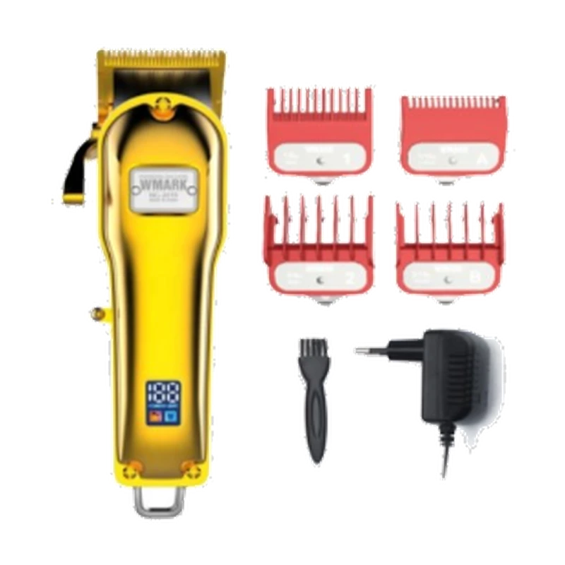 Cortadora Profesional Wmark NG-2032 Dorada - 5 Velocidades y Display Digital